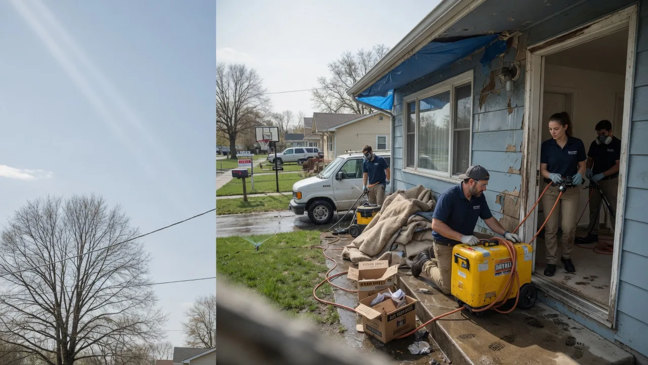 Basement Flood Cleanup in Walled Lake, MI near me